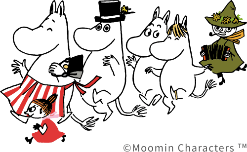 ムーミンのイラスト ©Moomin Characters TM